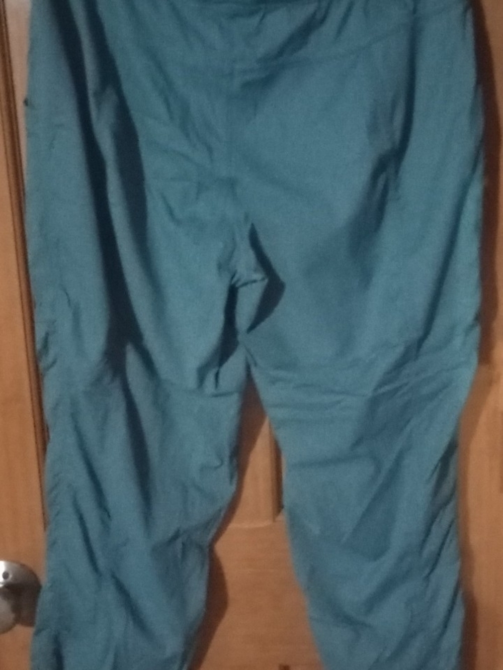 Teal Casual Athletic Capris
